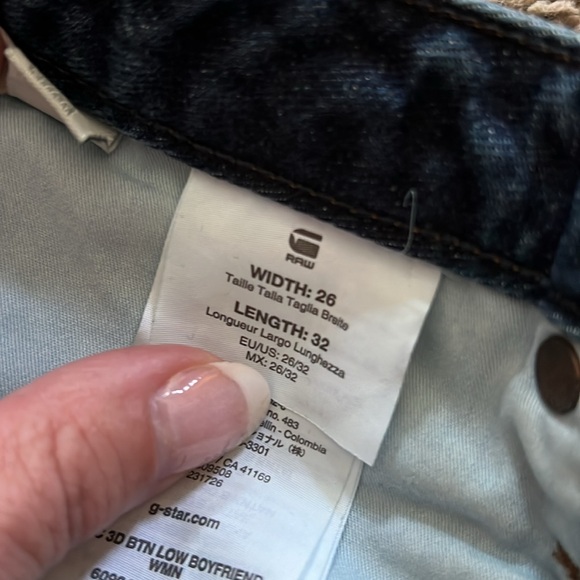 G-Star Raw | Arc 3D BTN Low Boyfriend restored denim jeans - Picture 5 of 10